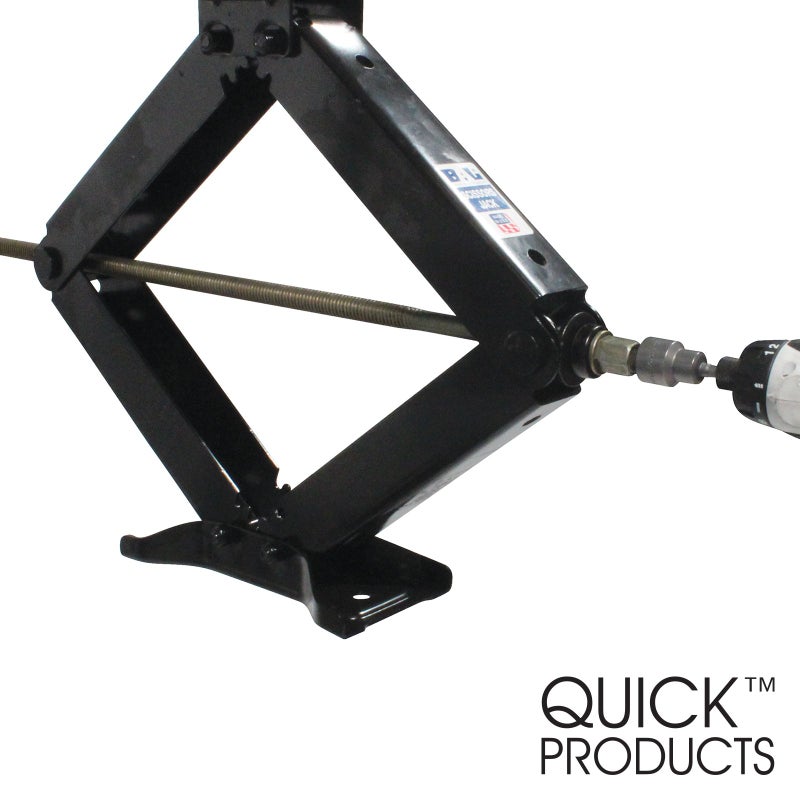 Quick Products QPLSJS Deluxe Quick-Connect Heavy-Duty Scissor Jack Leveling Socket for Power Drill - Each - Image 4